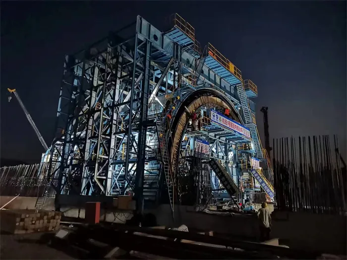 Full Section Steel Formwork Concrete Lined Tunnel Trolley